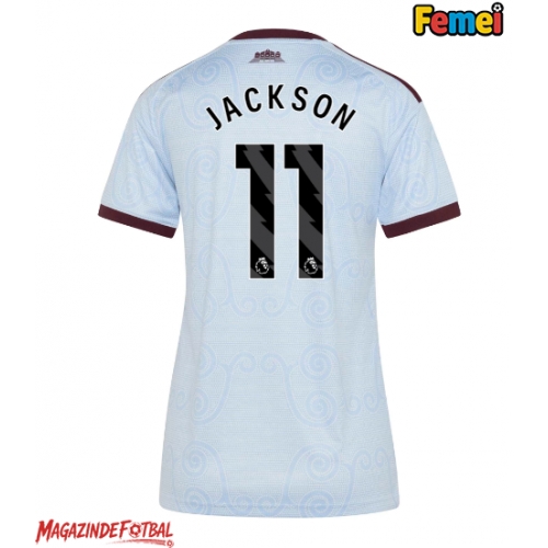 Aston Villa Nicolas Jackson #11 Tricou Fotbal Replică 2026-27 Femei Treilea Aston Villa Nicolas Jackson #11 Tricou Fotbal Replică 2026-27 Femei Treilea